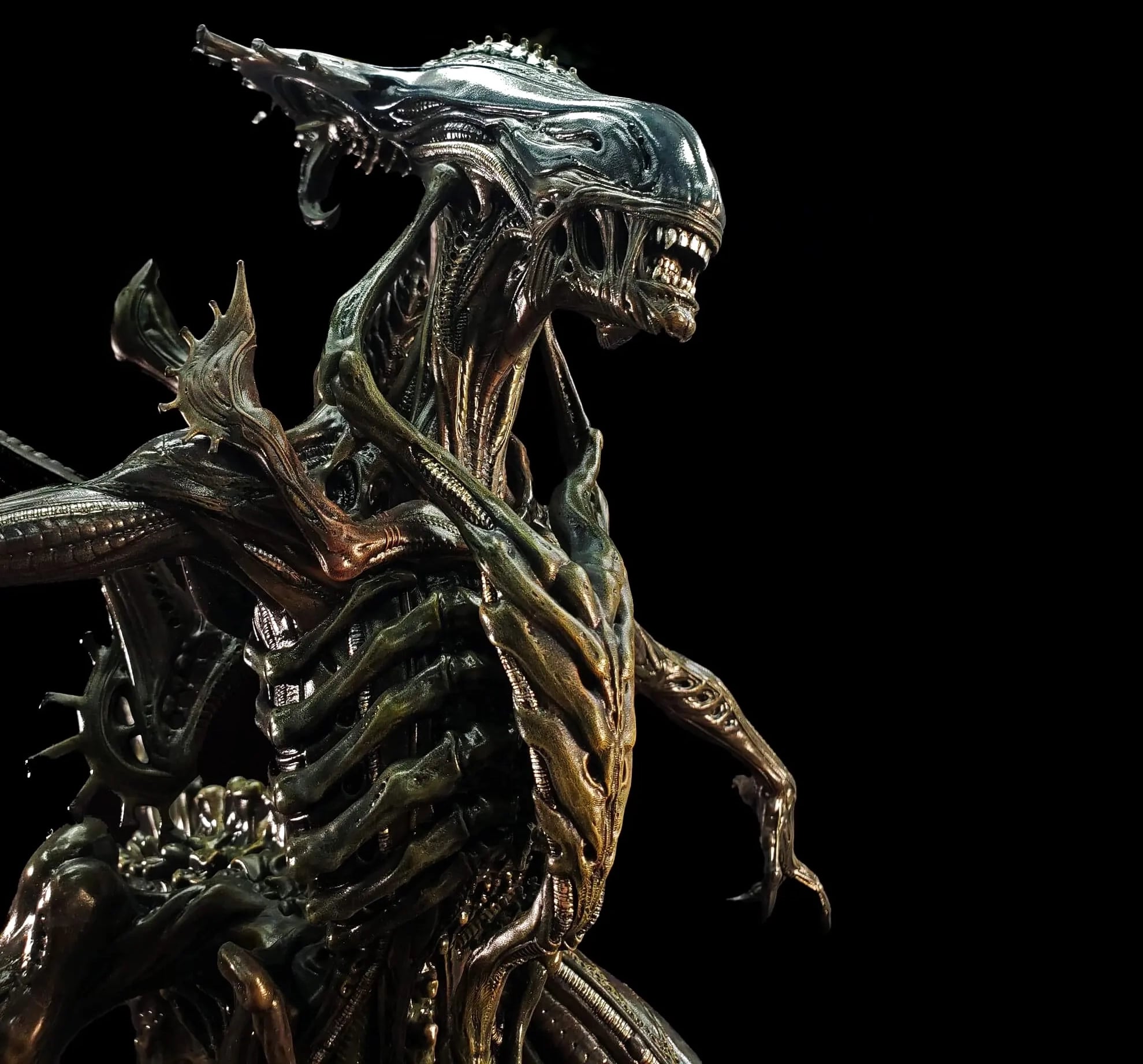 The Guardian original creature sculpture - organic monster design by ZBrush artist